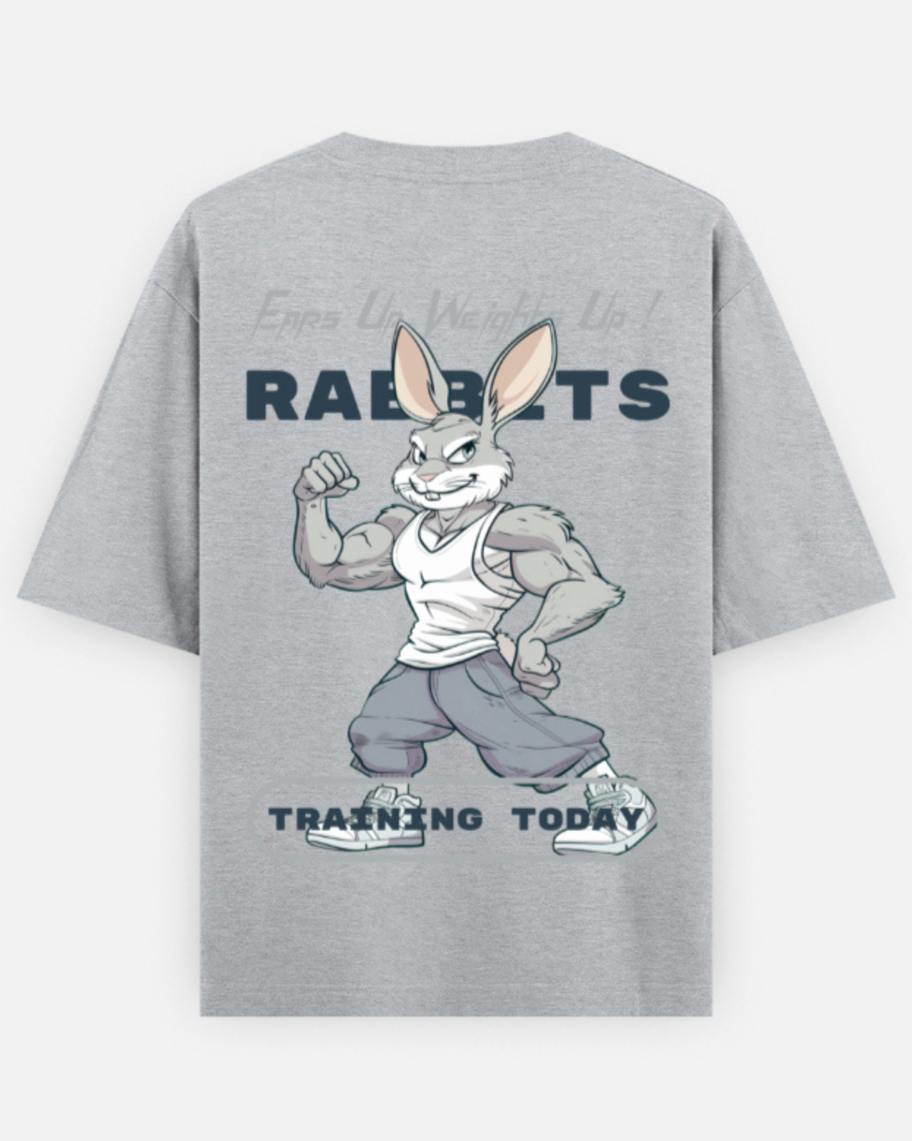 Ripped Rabbit – Unisex Oversized Classic T-Shirt - Enjayal Apparel