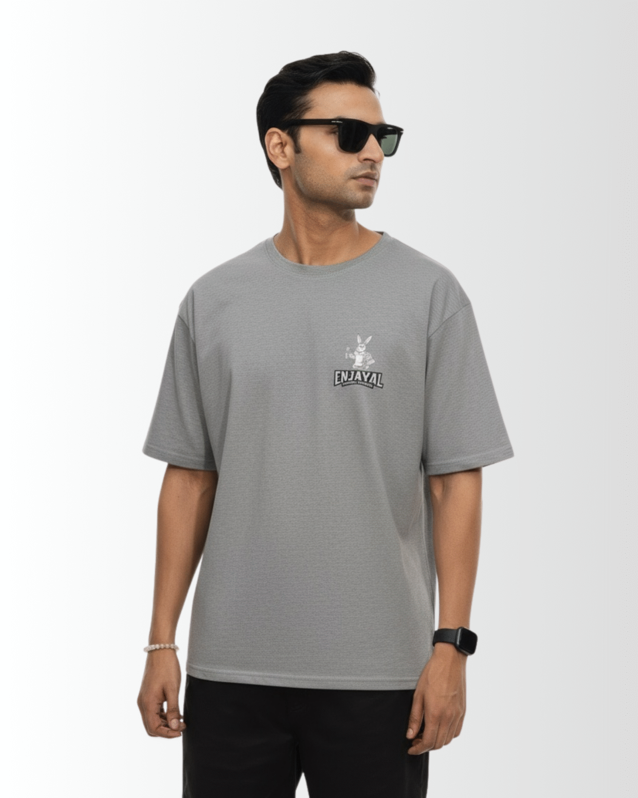 Ripped Rabbit – Unisex Oversized Classic T-Shirt - Enjayal Apparel