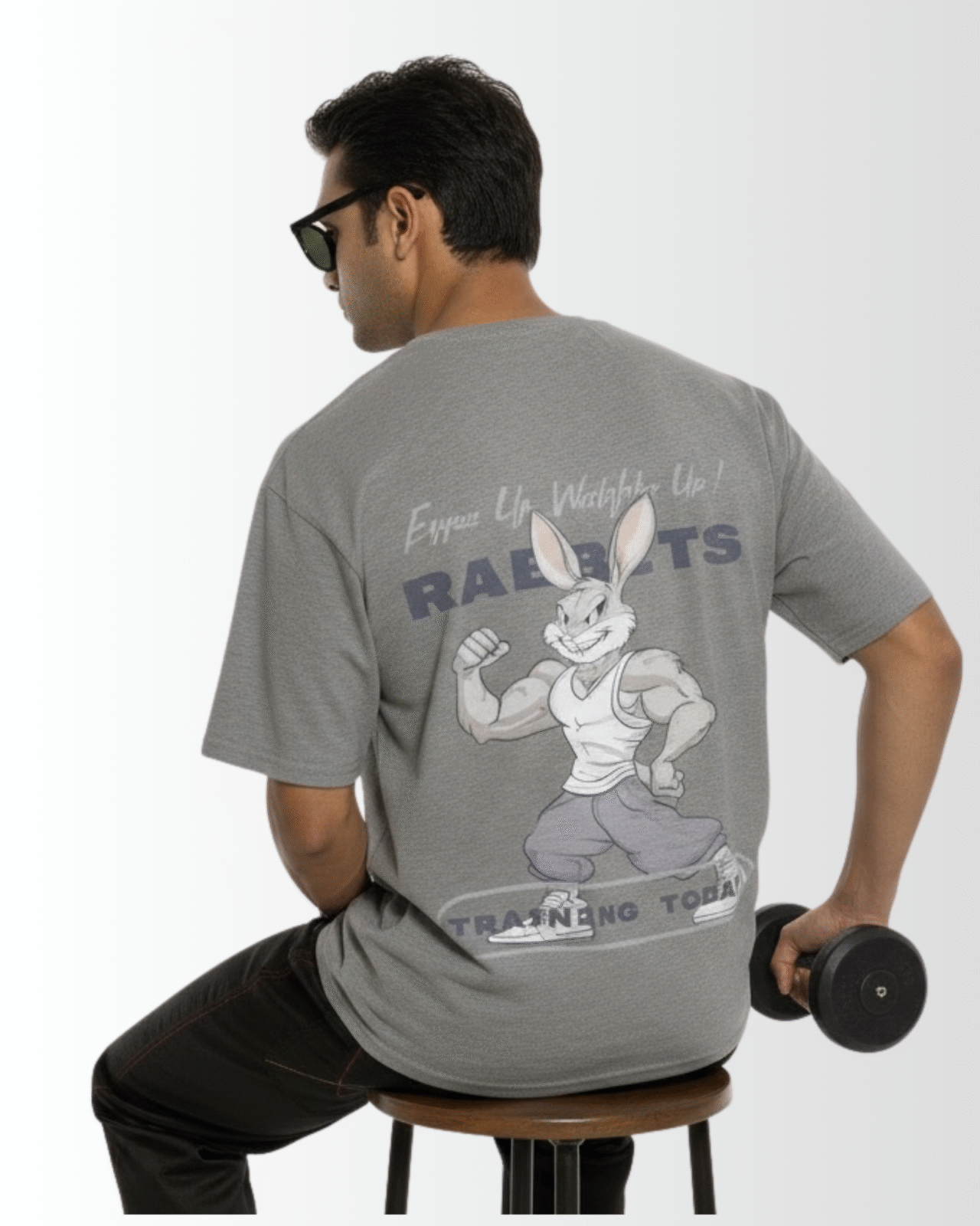 Ripped Rabbit – Unisex Oversized Classic T-Shirt - Enjayal Apparel