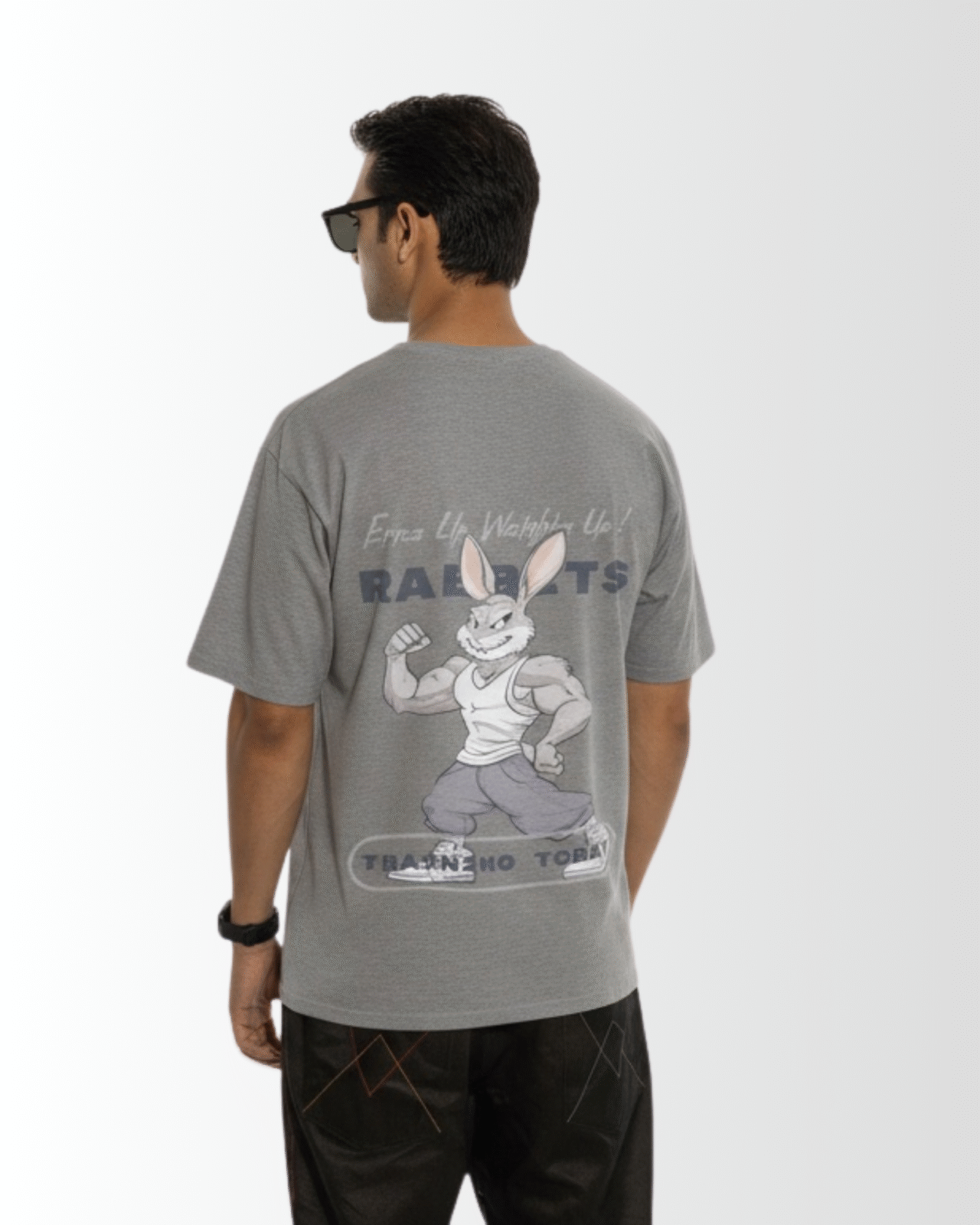 Ripped Rabbit – Unisex Oversized Classic T-Shirt - Enjayal Apparel